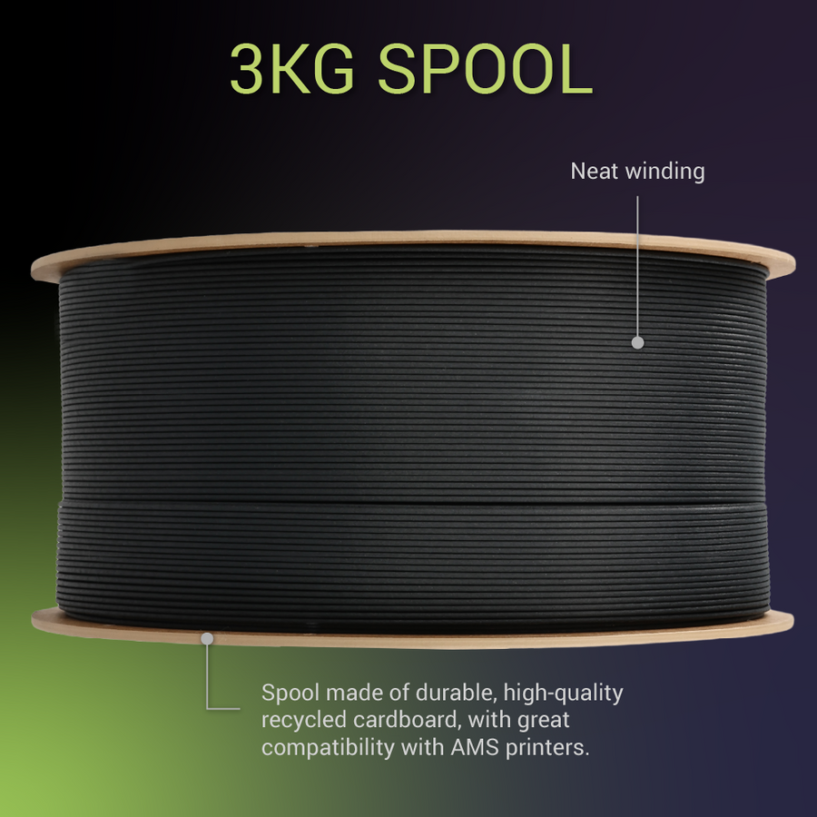 Polymaker PA612-ESD plastikas - Juodas