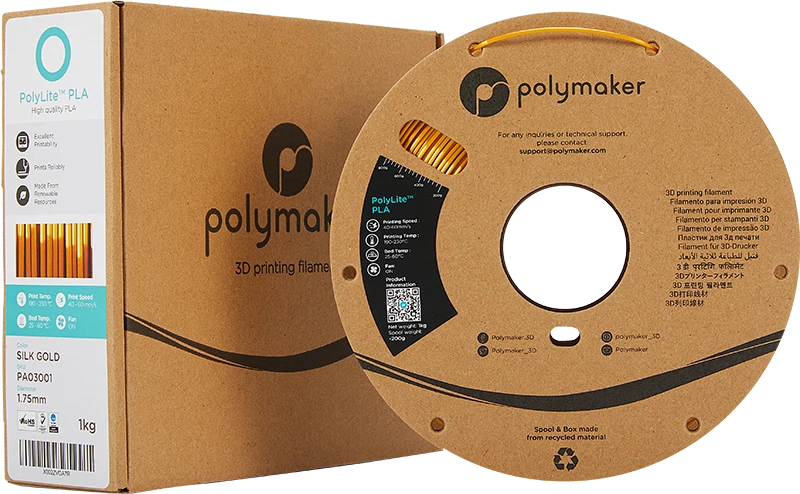 Polymaker PolyLite PLA - 3kg - 1.75mm - Baltas