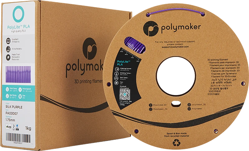 Polymaker PolyLite PLA - 3kg - 1.75mm - Baltas