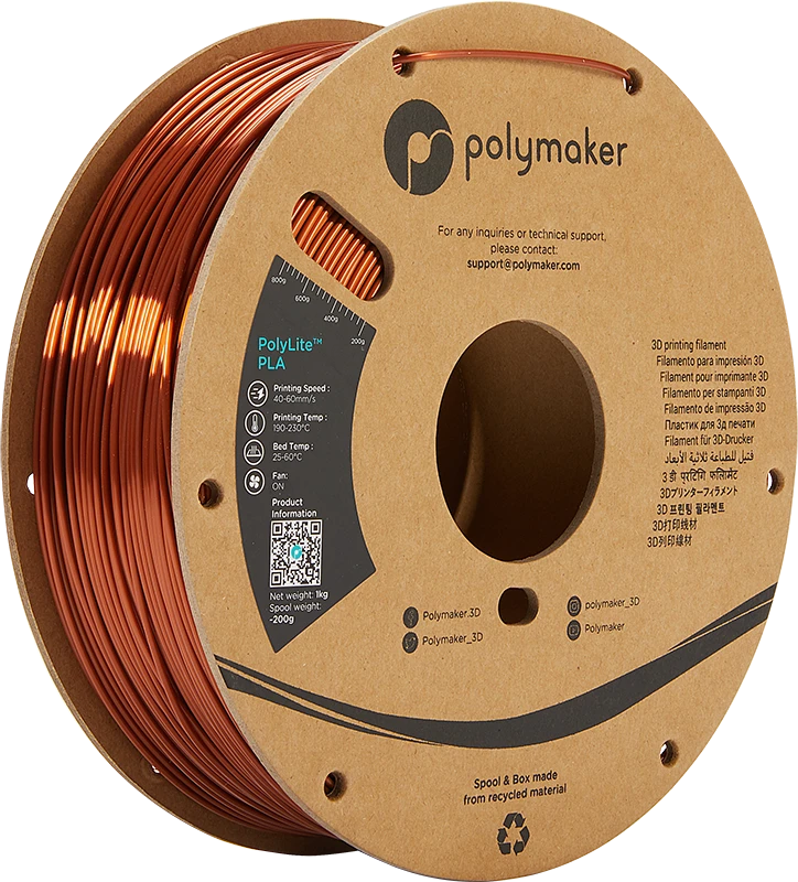 Polymaker PolyLite PLA - 3kg - 1.75mm - Baltas