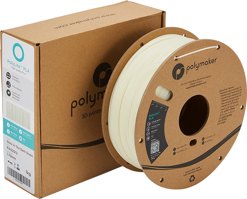 Polymaker PolyLite PLA - 3kg - 1.75mm - Pilkas
