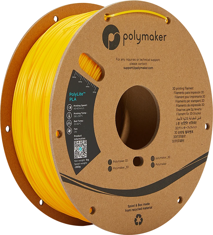 Polymaker PolyLite PLA - 3kg - 1.75mm - Baltas