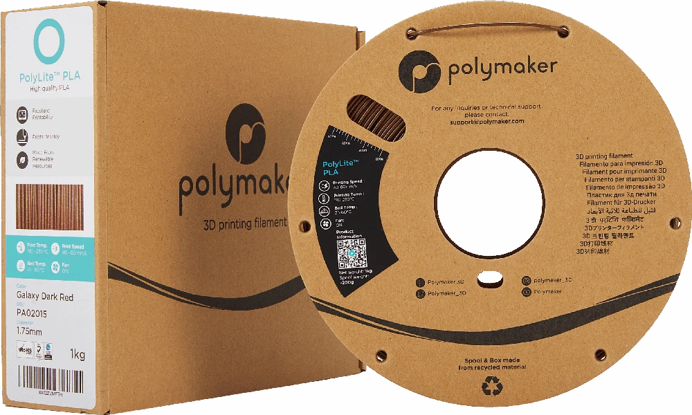 Polymaker PolyLite PLA - 3kg - 1.75mm - Baltas