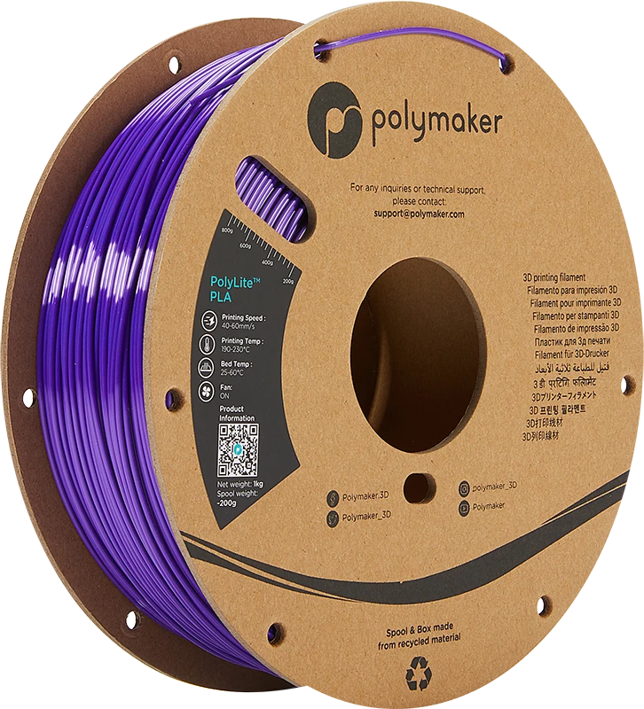 Polymaker PolyLite PLA - 3kg - 1.75mm - Baltas