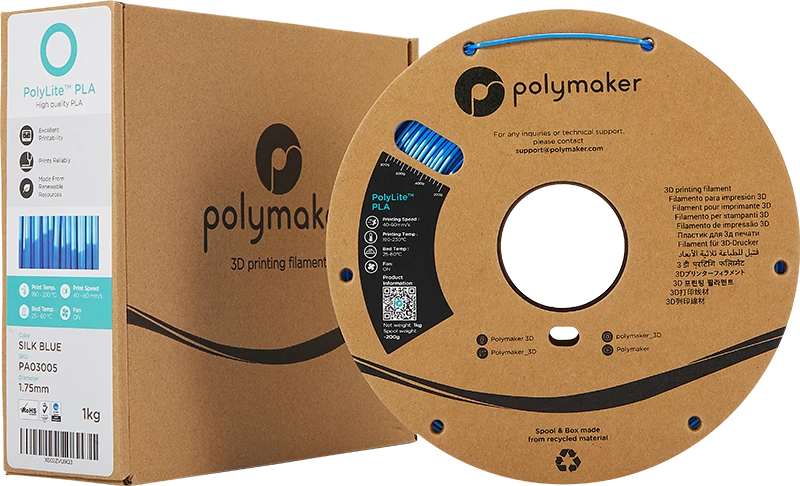 Polymaker PolyLite PLA - 3kg - 1.75mm - Baltas