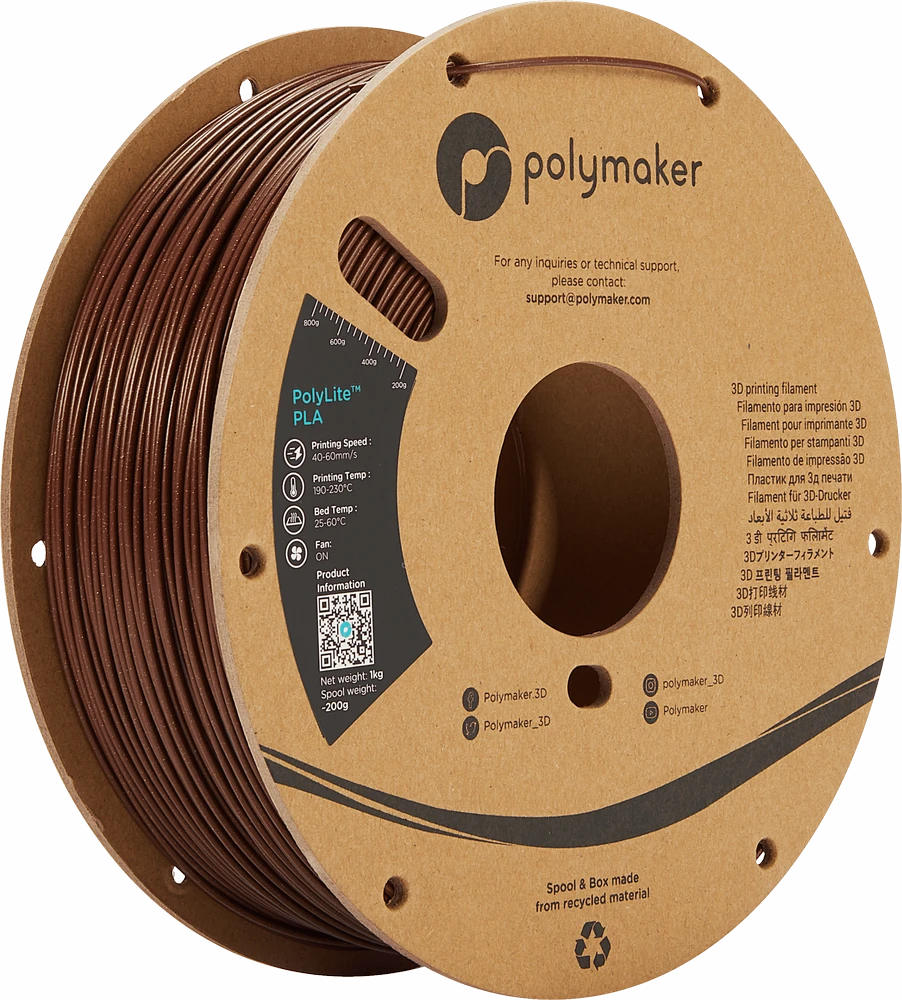 Polymaker PolyLite PLA - 3kg - 1.75mm - Baltas