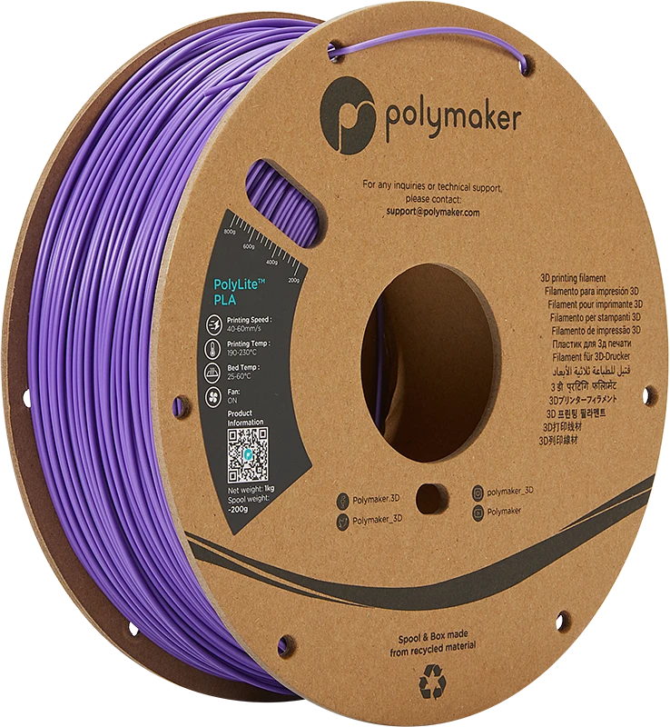 Polymaker PolyLite PLA - 3kg - 1.75mm - Baltas