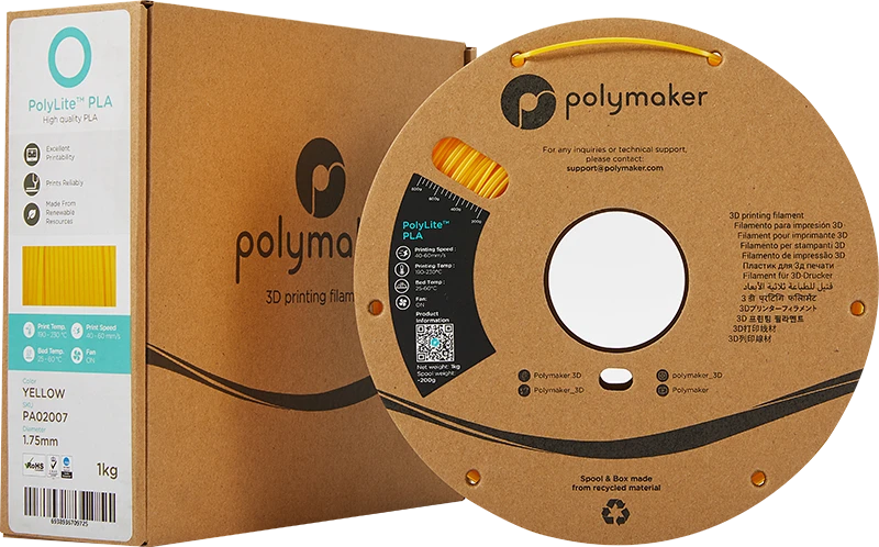 Polymaker PolyLite PLA - 3kg - 1.75mm - Baltas