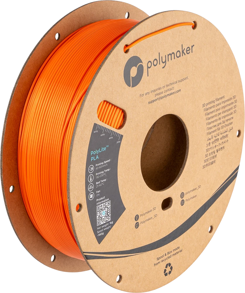 Polymaker PolyLite PLA - 3kg - 1.75mm - Baltas