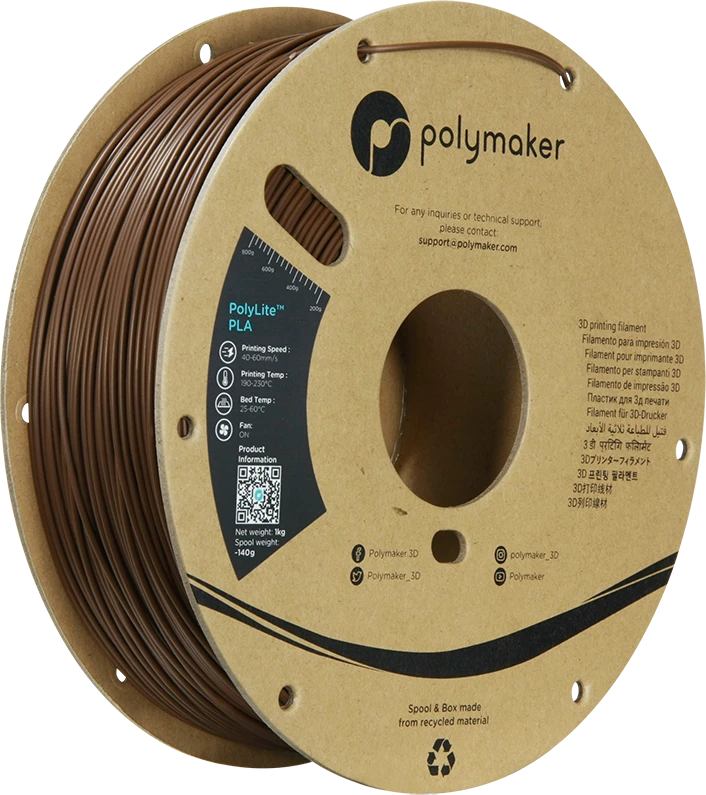 Polymaker PolyLite PLA - 3kg - 1.75mm - Pilkas