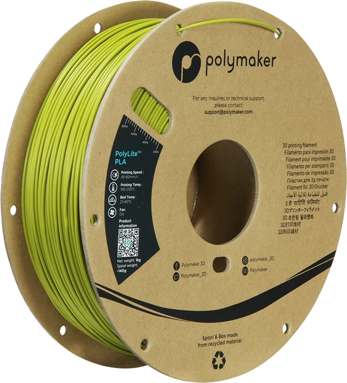 Polymaker PolyLite PLA - 3kg - 1.75mm - Baltas