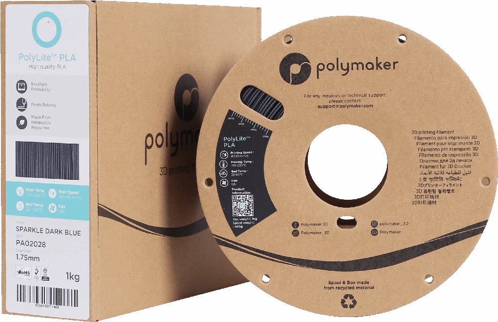 Polymaker PolyLite PLA - 3kg - 1.75mm - Baltas