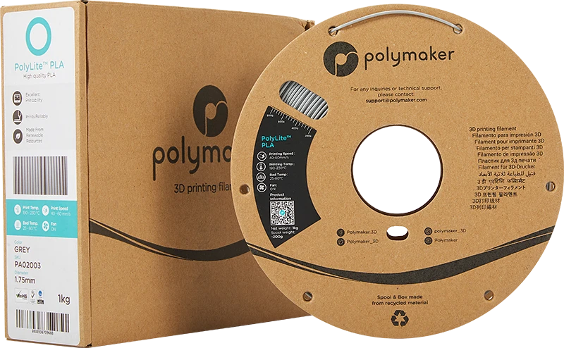 Polymaker PolyLite PLA - 3kg - 1.75mm - Baltas