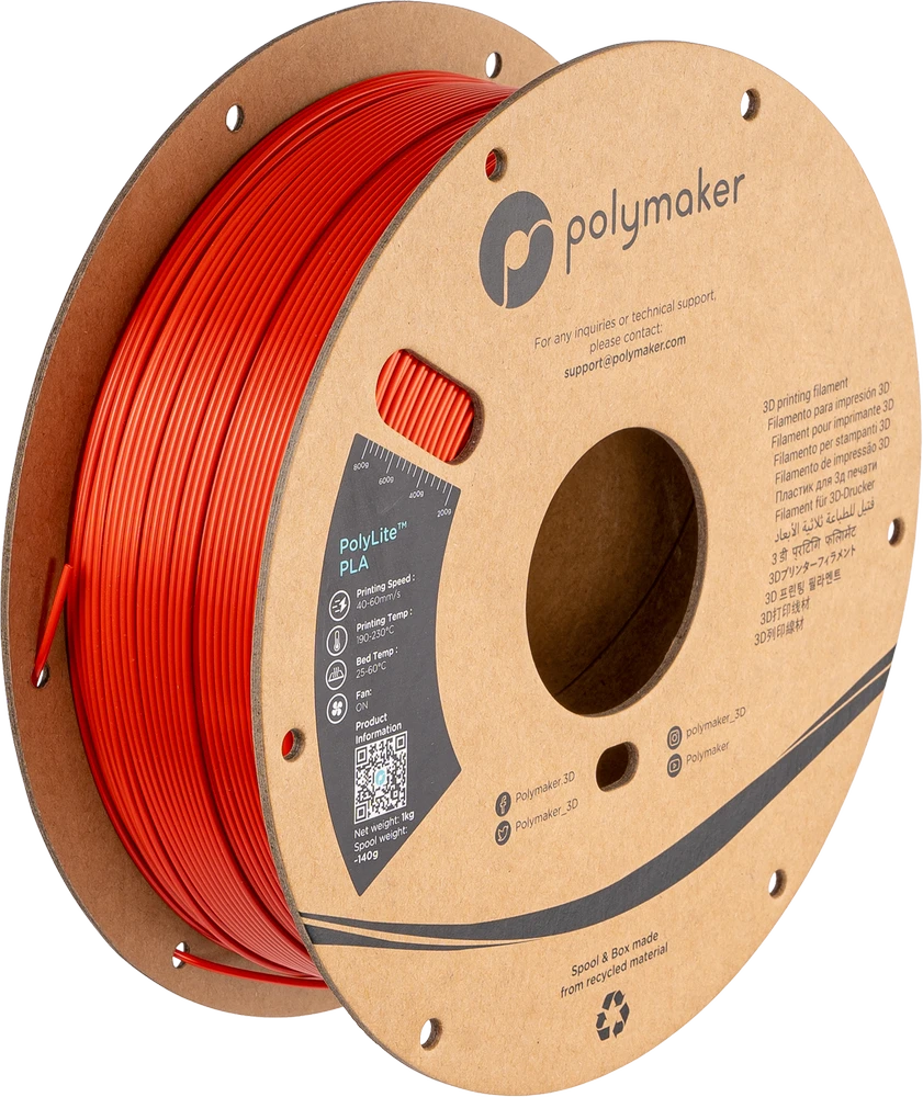 Polymaker PolyLite PLA - 3kg - 1.75mm - Baltas