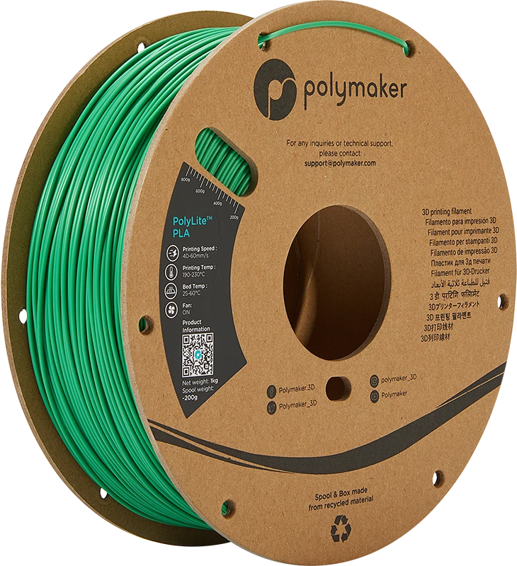 Polymaker PolyLite PLA - 3kg - 1.75mm - Baltas
