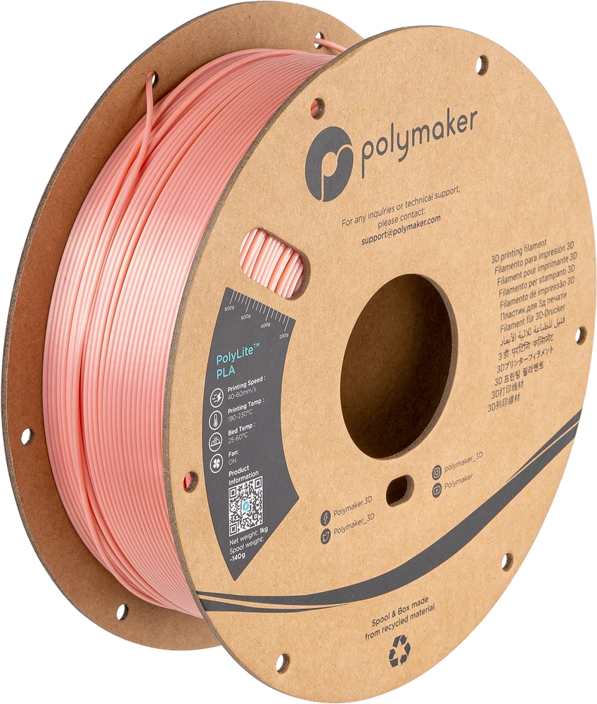 Polymaker PolyLite PLA - 5kg - 1.75mm - Baltas