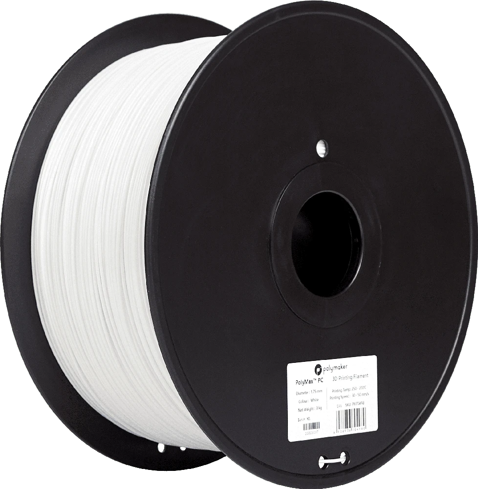 Polymaker PolyMax Tough PC - 3kg - 1.75mm - Juodas