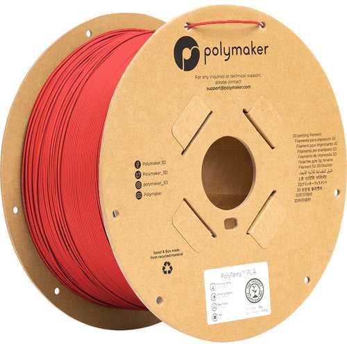 Polymaker PolyTerra PLA - 3kg - 1.75mm - Fossil Pilkas