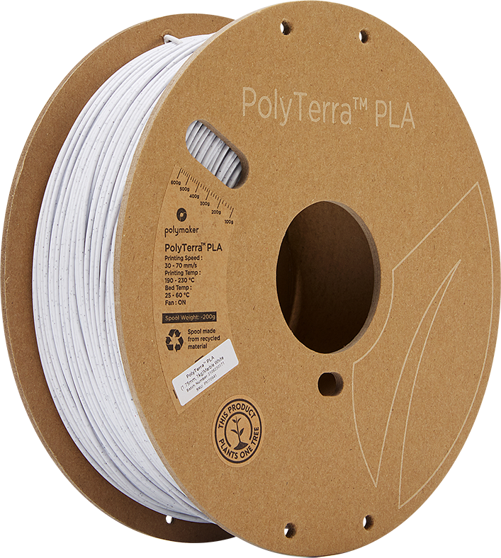 Polymaker PolyTerra PLA - 3kg - 1.75mm - Fossil Pilkas