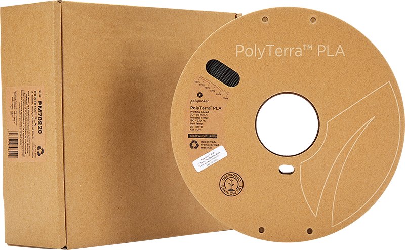 Polymaker PolyTerra PLA - 3kg - 1.75mm - Fossil Pilkas