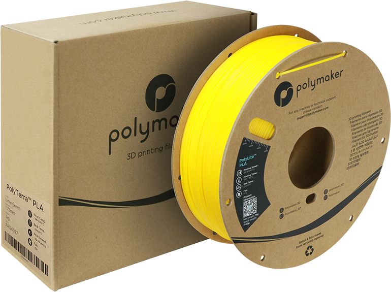 Polymaker PolyTerra PLA - 3kg - 1.75mm - Fossil Pilkas