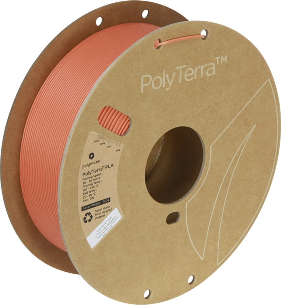 Polymaker PolyTerra PLA - 3kg - 1.75mm - Fossil Pilkas