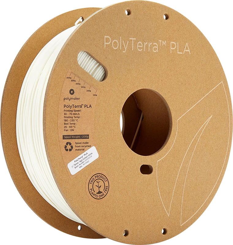 Polymaker PolyTerra PLA - 3kg - 1.75mm - Lava Raudona