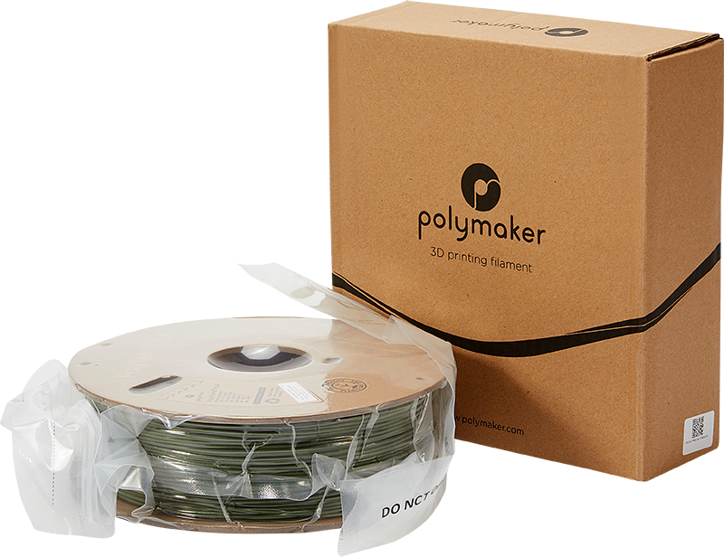 Polymaker PolyTerra PLA - 3kg - 1.75mm - Fossil Pilkas
