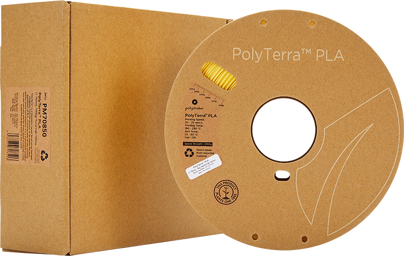 Polymaker PolyTerra PLA - 3kg - 1.75mm - Fossil Pilkas