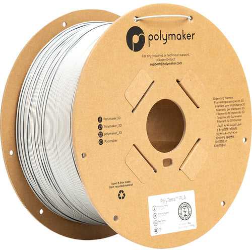 Polymaker PolyTerra PLA - 3kg - 1.75mm - Fossil Pilkas