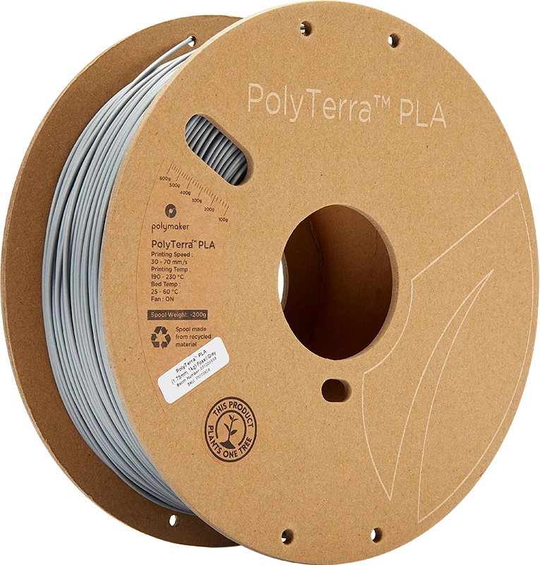 Polymaker PolyTerra PLA - 3kg - 1.75mm - Lava Raudona