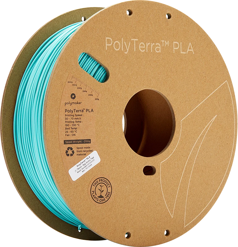 Polymaker PolyTerra PLA - 3kg - 1.75mm - Lava Raudona