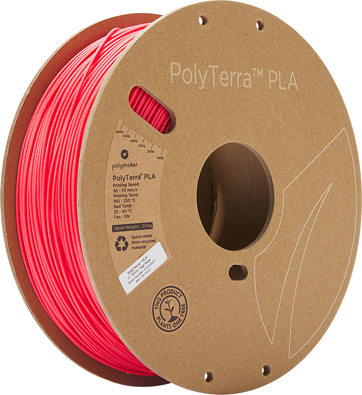 Polymaker PolyTerra PLA - 3kg - 1.75mm - Fossil Pilkas