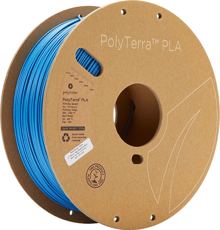 Polymaker PolyTerra PLA - 3kg - 1.75mm - Lava Raudona