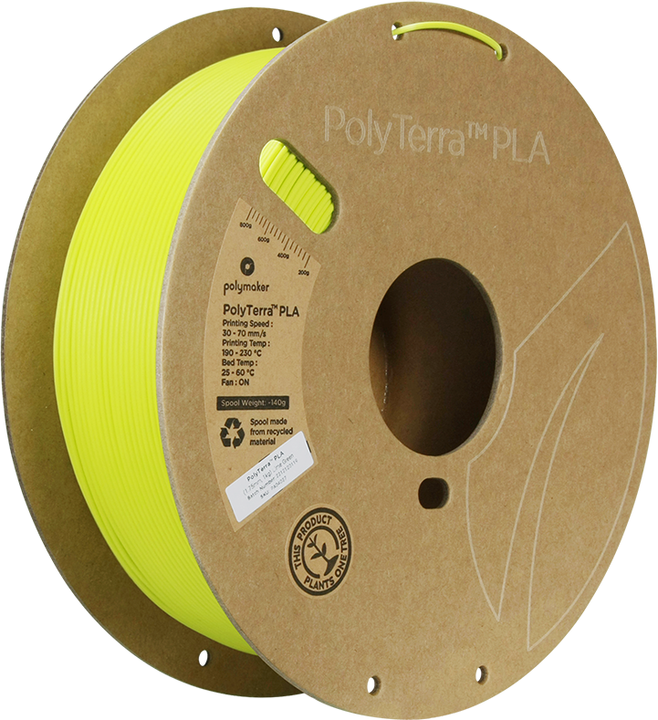 Polymaker PolyTerra PLA - 3kg - 1.75mm - Fossil Pilkas
