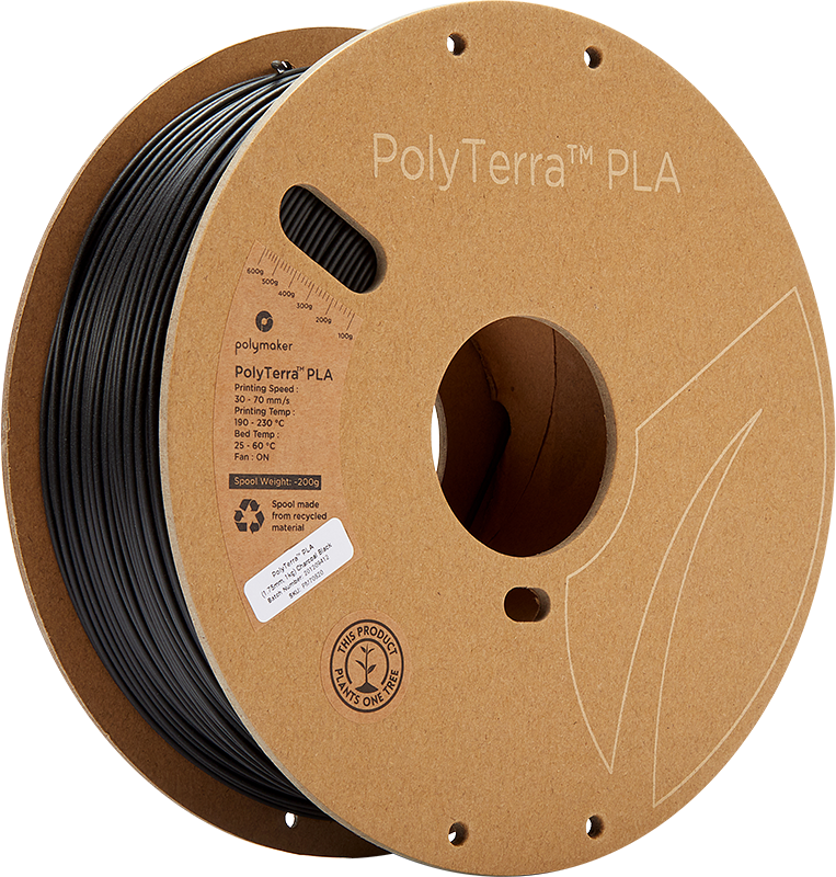 Polymaker PolyTerra PLA - 3kg - 1.75mm - Fossil Pilkas