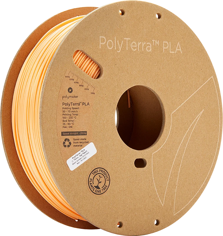 Polymaker PolyTerra PLA - 3kg - 1.75mm - Cotton Baltas