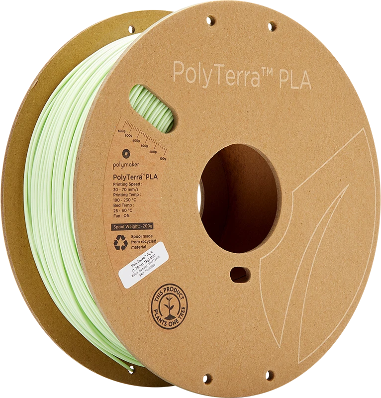 Polymaker PolyTerra PLA - 3kg - 1.75mm - Cotton Baltas