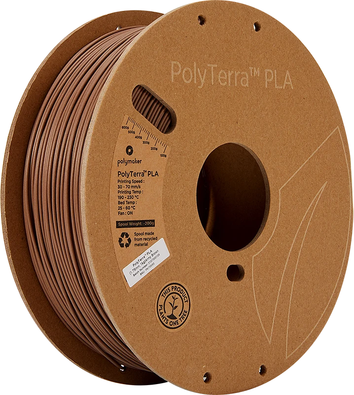 Polymaker PolyTerra PLA - 3kg - 1.75mm - Cotton Baltas
