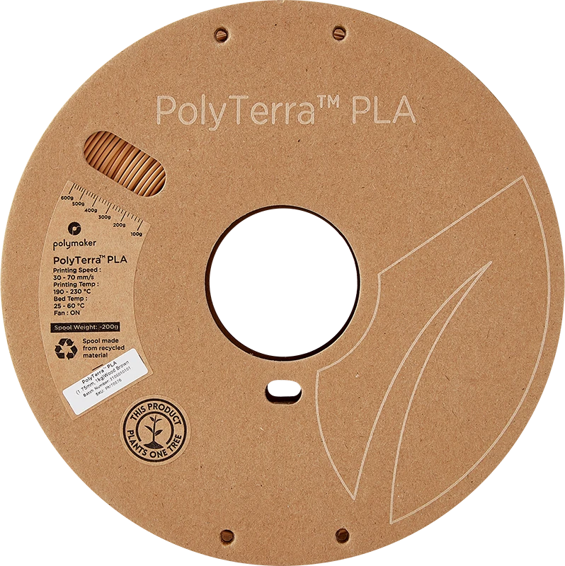 Polymaker PolyTerra PLA - 3kg - 1.75mm - Cotton Baltas