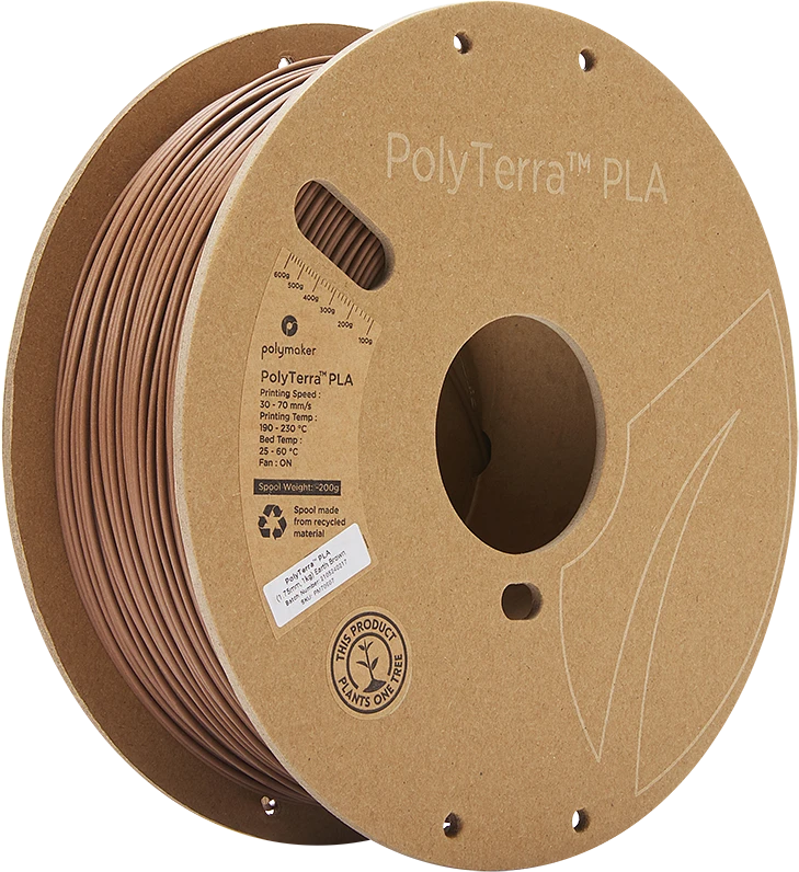 Polymaker PolyTerra PLA - 3kg - 1.75mm - Cotton Baltas