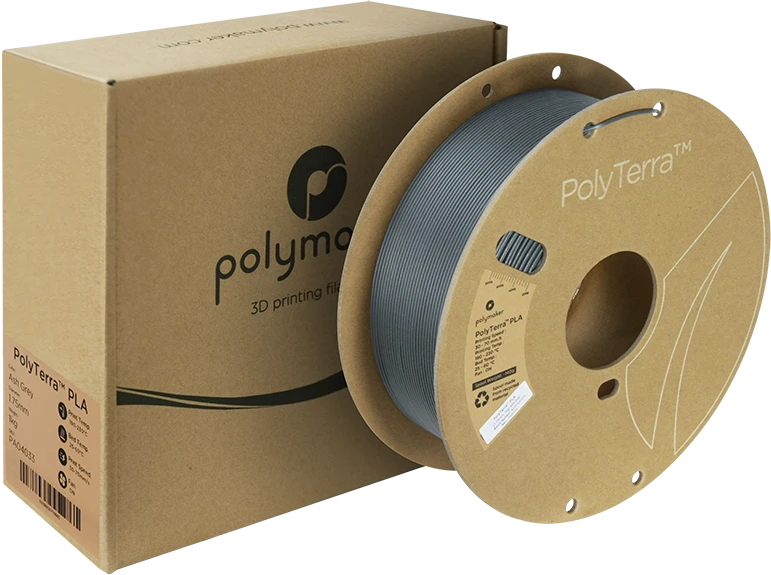 Polymaker PolyTerra PLA - 3kg - 1.75mm - Cotton Baltas