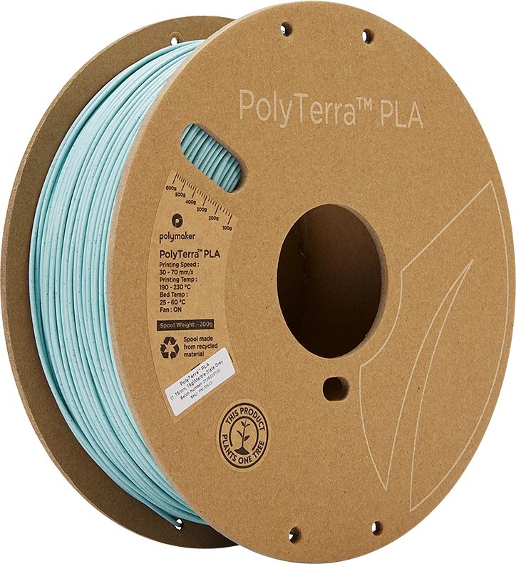 Polymaker PolyTerra PLA - 3kg - 1.75mm - Cotton Baltas