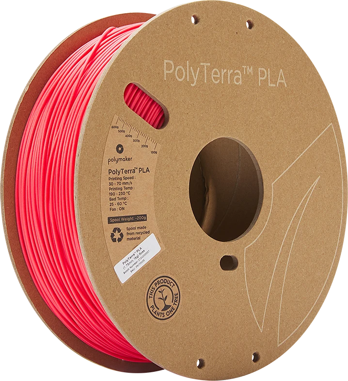 Polymaker PolyTerra PLA - 3kg - 1.75mm - Cotton Baltas