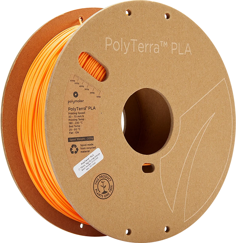 Polymaker PolyTerra PLA - 3kg - 1.75mm - Cotton Baltas