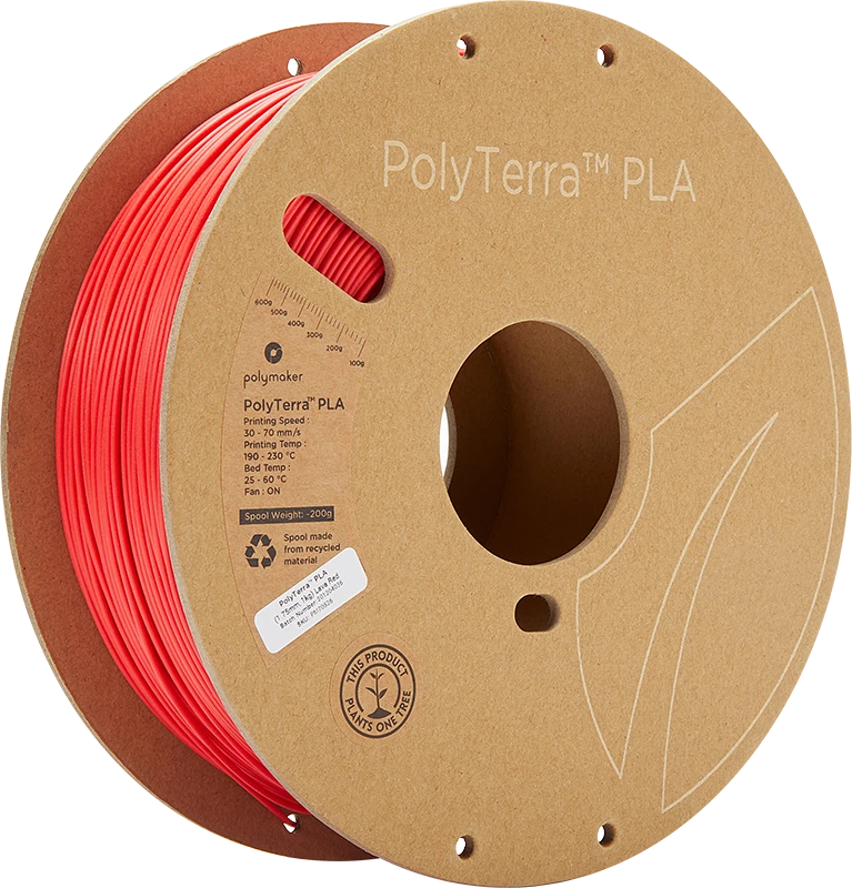 Polymaker PolyTerra PLA - 3kg - 1.75mm - Cotton Baltas