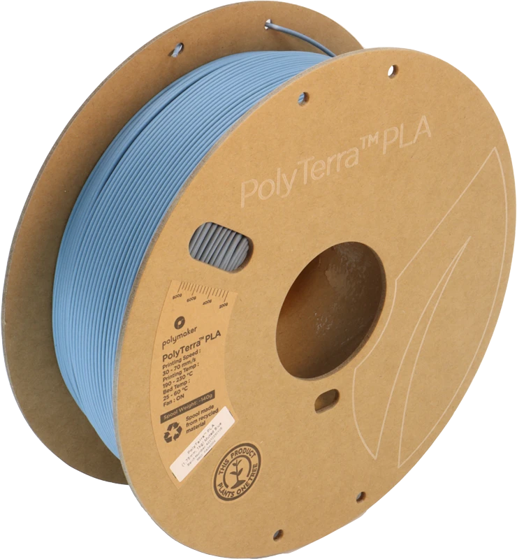 Polymaker PolyTerra PLA - 3kg - 1.75mm - Cotton Baltas