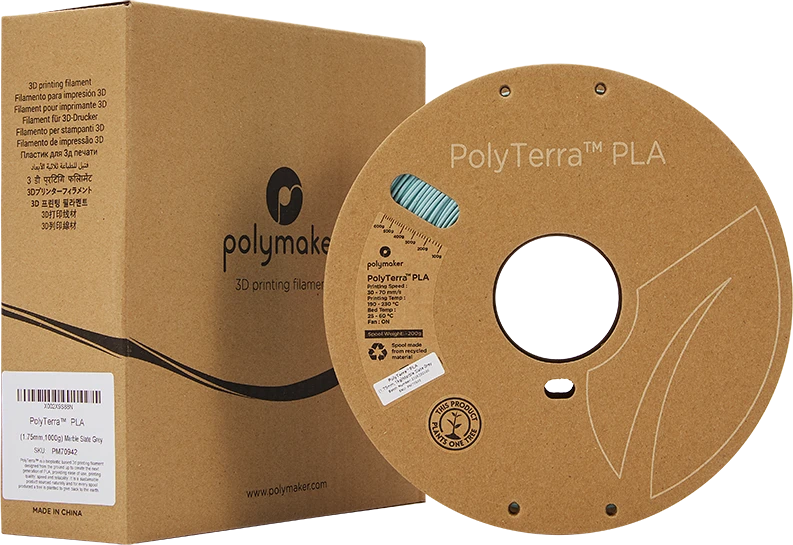 Polymaker PolyTerra PLA - 3kg - 1.75mm - Cotton Baltas