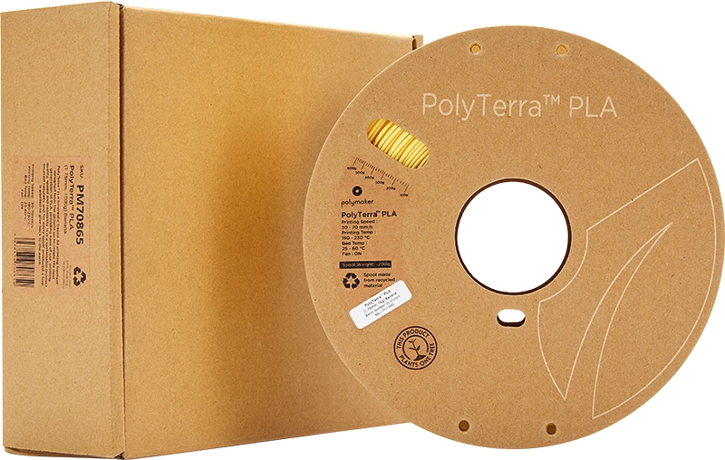 Polymaker PolyTerra PLA - 3kg - 1.75mm - Cotton Baltas
