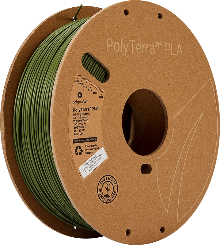 Polymaker PolyTerra PLA - 3kg - 1.75mm - Cotton Baltas
